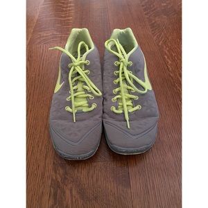 Nike Neon Yellow & Gray Free Fit 2